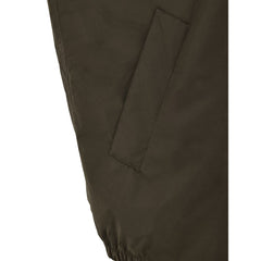 سترة خضراء من البوليستر بدون أكمام