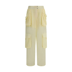 Bicolor Polyester Cargo Pants