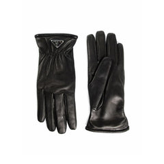 Black Lamb Leather Gloves