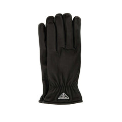 Black Lamb Leather Gloves