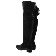 Black Velvet Over The Knee