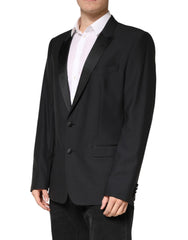 Black MARTINI Single Breasted Jacket Blazer