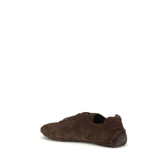Brown Calf Leather Bos Taurus Athletic Sneakers