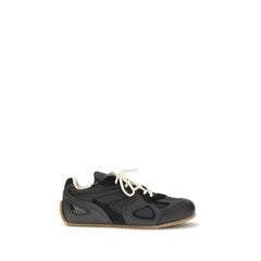 Black Calf Leather Bos Taurus Low Top Sneakers