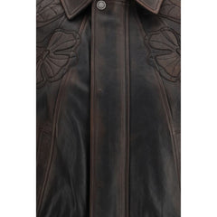 Brown Viscose Bomber