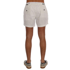 White Polyester Short And Mini Shorts