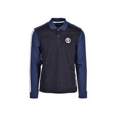 Blue Cotton Polo Shirt