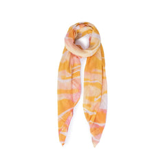 Orange Polyester Scarf