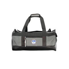 Grigio Polyester Men's Duffle Bag