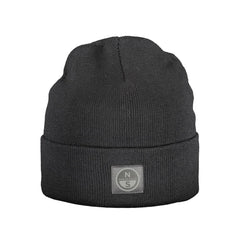 Black Polyester Men's Cap