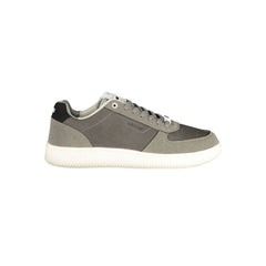 Gray Polyester Men Sneaker