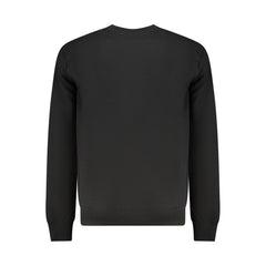 Black Organic Cotton Men Sweatshirt