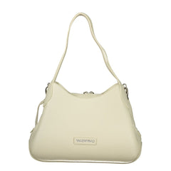 Bianco Polyurethane Women Handbag