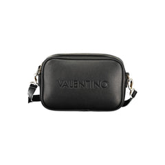 Black Polyurethane Women Handbag