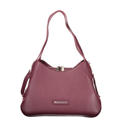 Rosso Polyurethane Women Handbag