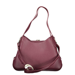 Rosso Polyurethane Women Handbag
