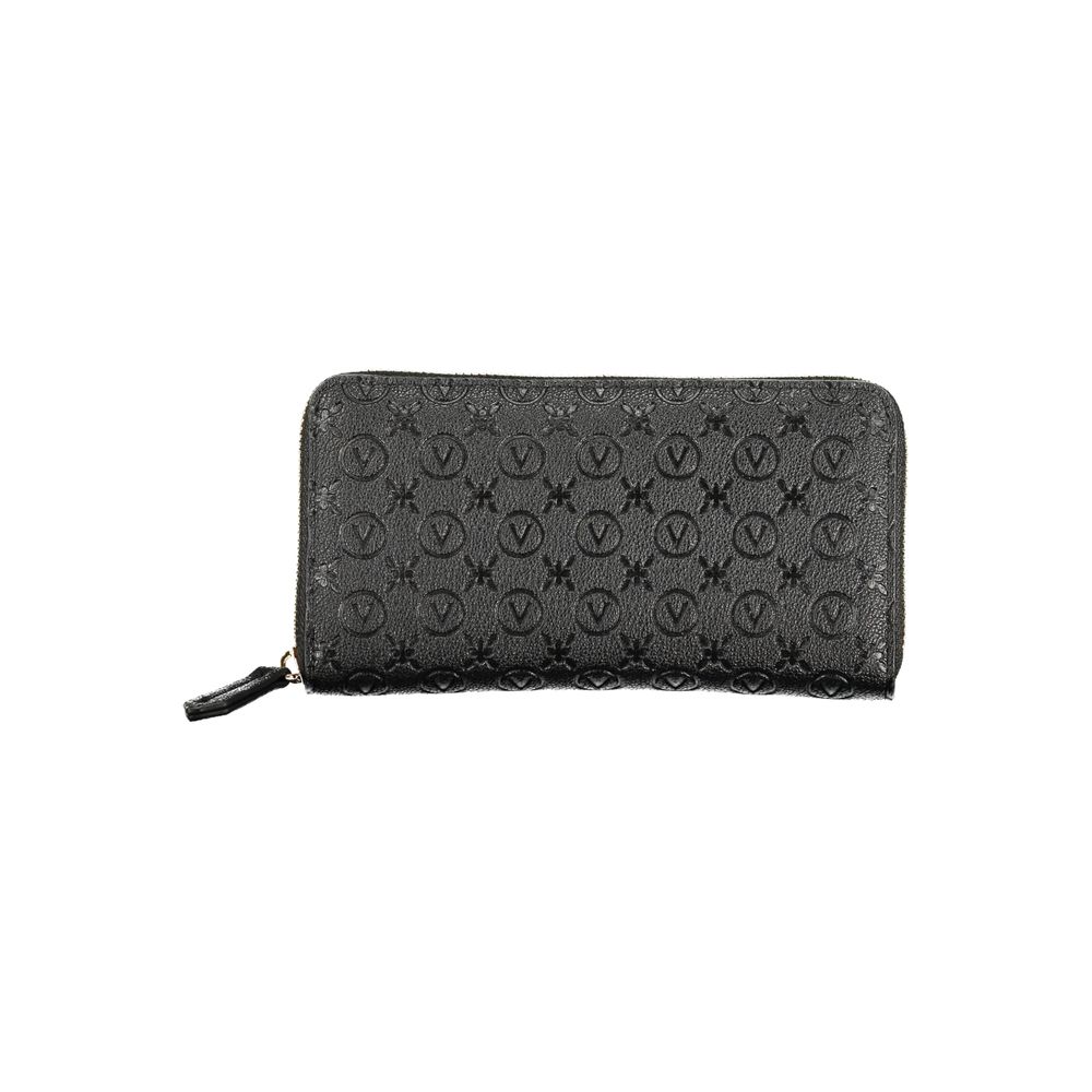 Black Polyurethane Women Wallet