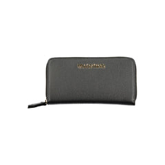 Black Polyurethane Women Wallet