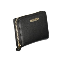 Black Polyurethane Women Wallet