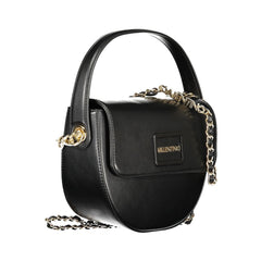 Black Polyurethane Women's Handbag