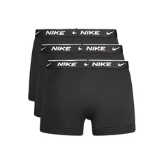 Black Cotton Men's Boxer Short