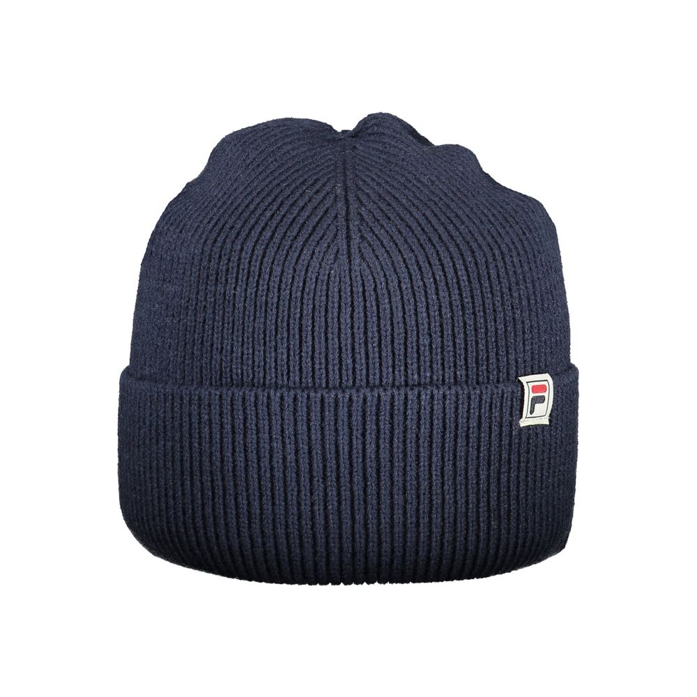 Blue Polyacrylic Men's Cap