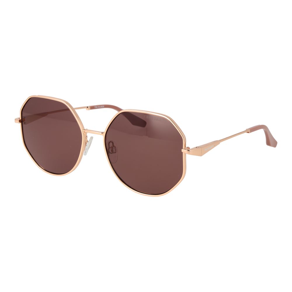 Rose Gold Metal Sunglasses