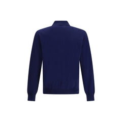 Blue Cotton Polo Shirt
