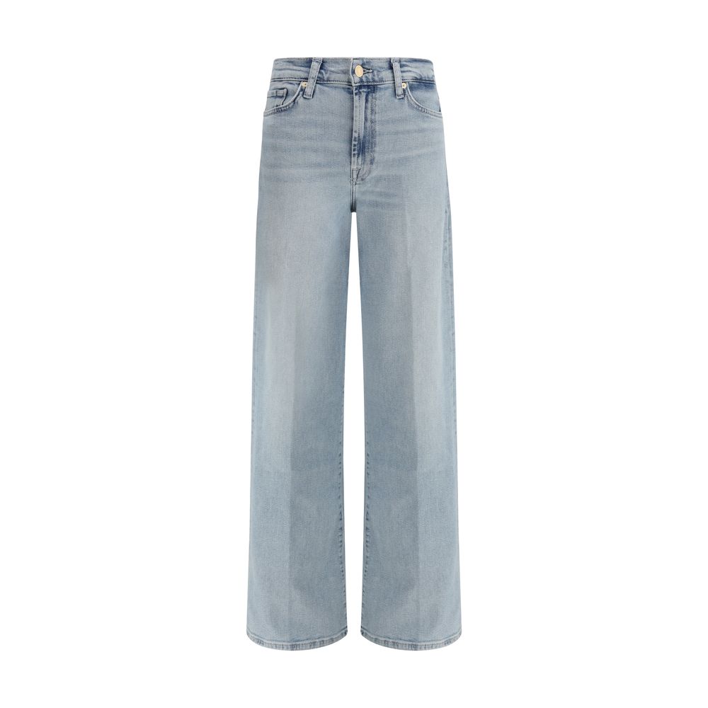 Blue Cotton Relaxed Fit Jeans