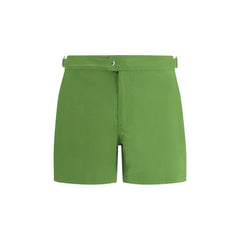 Bicolor Polyester Swim Shorts