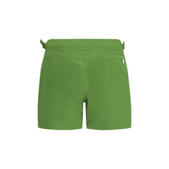 Bicolor Polyester Swim Shorts