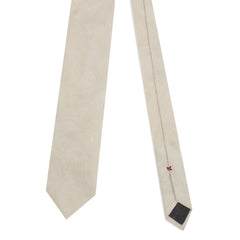 White Silk Tie