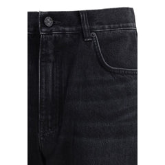Black Cotton Jeans Denim