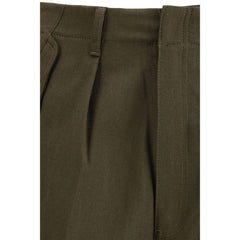 Bicolor Cashmere Cargo Pants