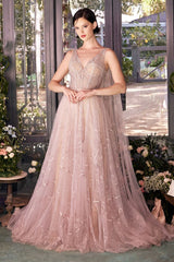 Sun Moon And The Stars Embroidery Gown-0