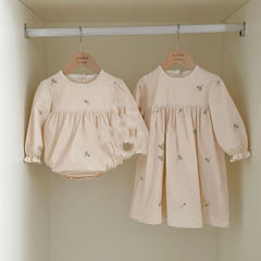 Toddler Baby Embroidery Climbing Suit Onesie