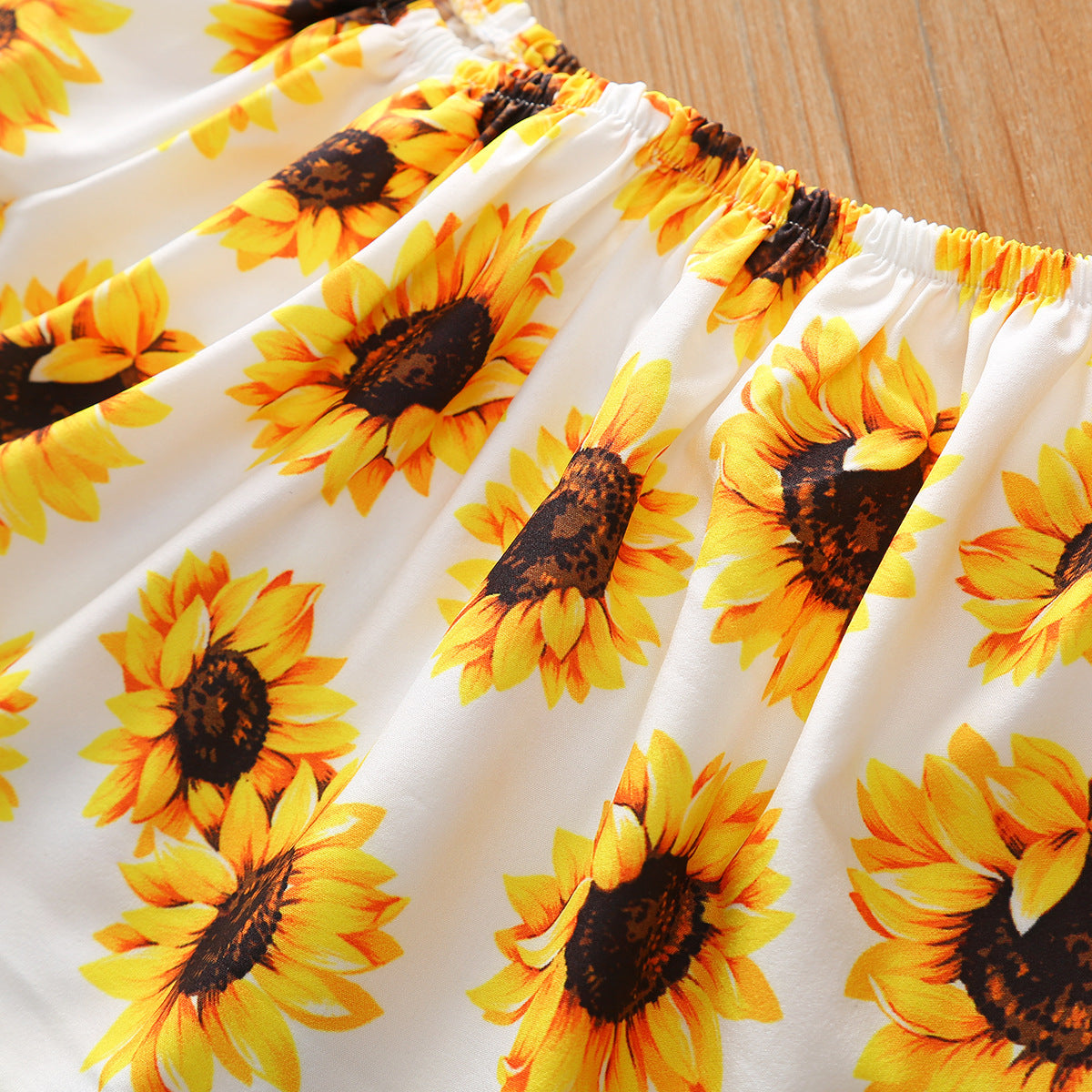Broken Holes Pants Headscarf Three-piece Set