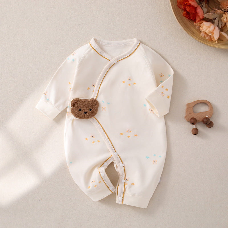 Newborn Jumpsuit Baby Butterfly Clothes Boneless Romper