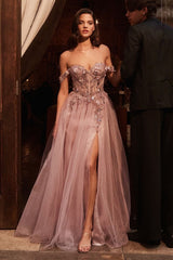Layered Tulle A-Line Dress-1