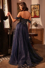 Layered Tulle A-Line Dress-3
