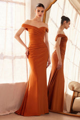 Off-the-shoulder sweetheart neckline fitted dress-11
