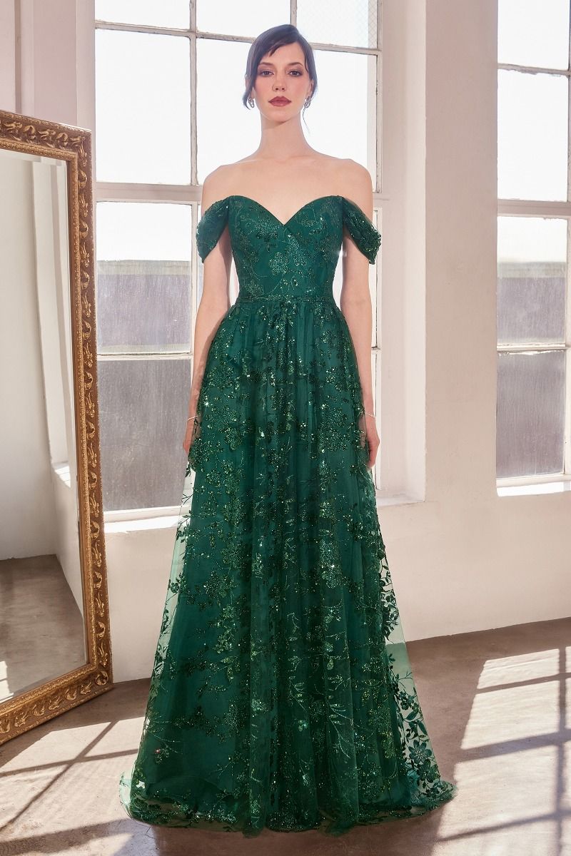 A-Line Dress With Dropped Shoulders-1