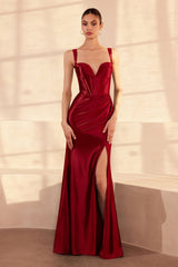 Square Neckline Fitted Dress-1