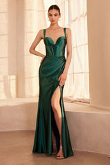 Square Neckline Fitted Dress-2