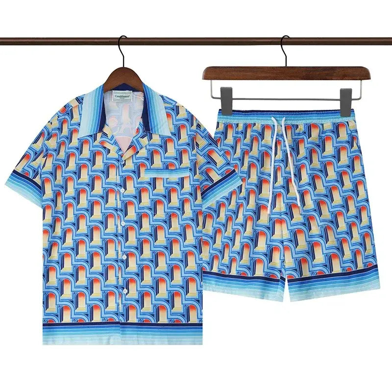 Hawaiian Printed T-Shirt And Short